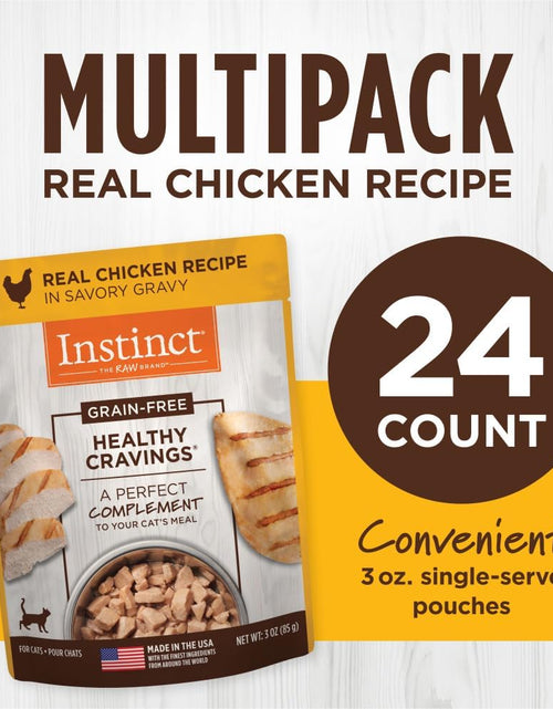 Load image into Gallery viewer, Healthy Cravings Grain Free Real Chicken Recipe Natural Wet Cat Food Topper by Nature'S Variety, 3 Ounce (Pack of 24)
