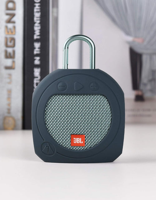 Load image into Gallery viewer, Protective Silicone Stand up Carrying Case for JBL Clip 3 Waterproof Portable Speaker(Blue)

