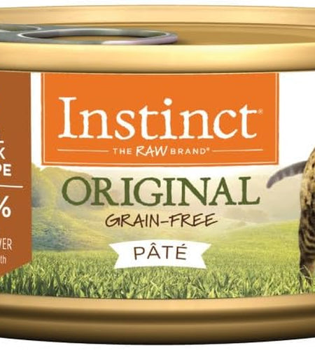 Original Grain Free Real Duck Recipe Natural Wet Canned Cat Food, 5.5 Oz. Can, Pack of 12