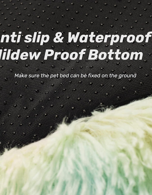 Load image into Gallery viewer, anti Anxiety round Fluffy Plush Faux Fur Warm Washable Dog Bed &amp; Cat Bed, Original Bed for Small Medium Large Pets,Used to Relieve Joints and Improve Sleep（20"/24"/27''） (27", White)
